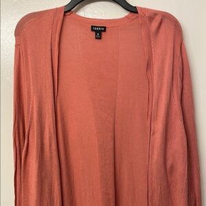 Torrid Coral Cardigan Sweater Size 5